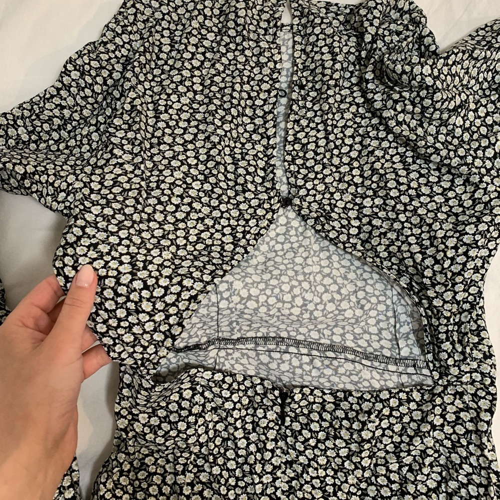 Nakd Long Sleeve Open Back Mini Dress - Picture 3 of 5